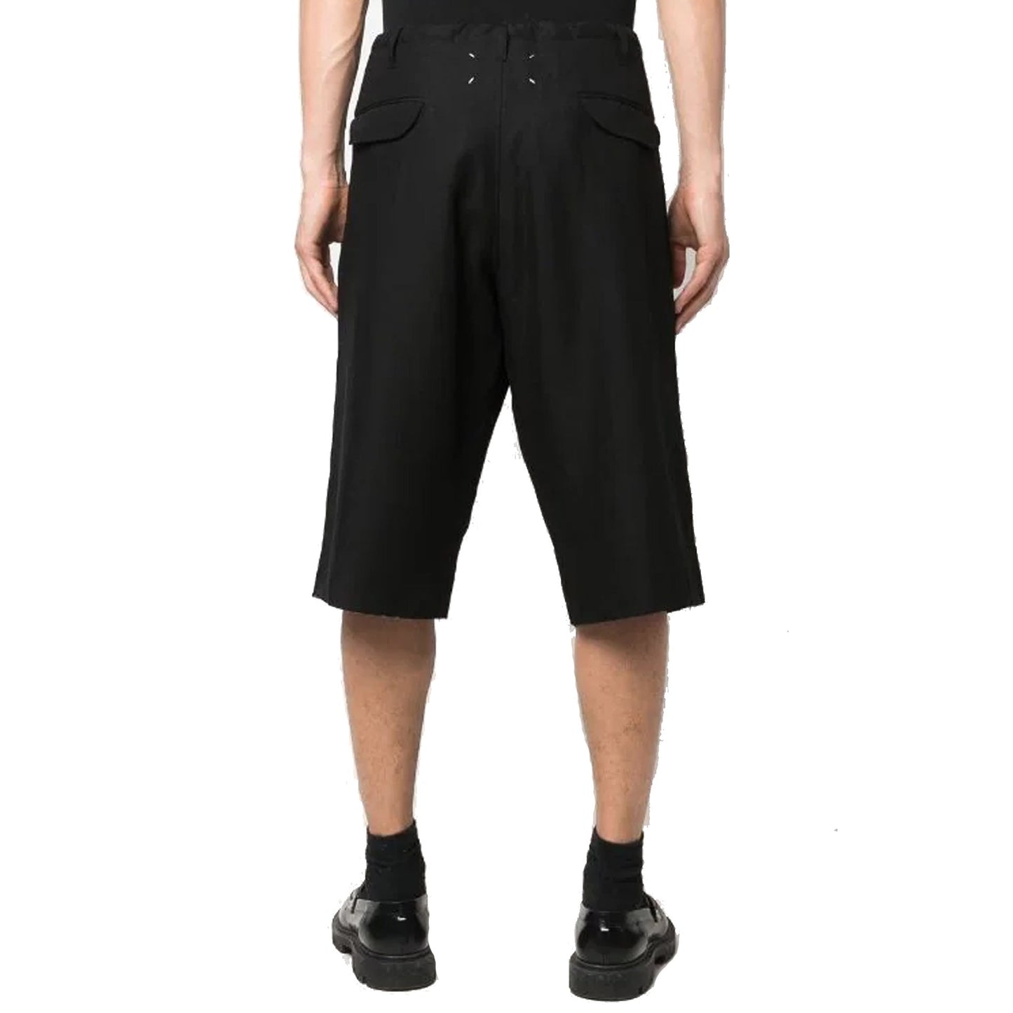 Maison Margiela Blend Linen Bermuda Shorts Men MAISON MARGIELA