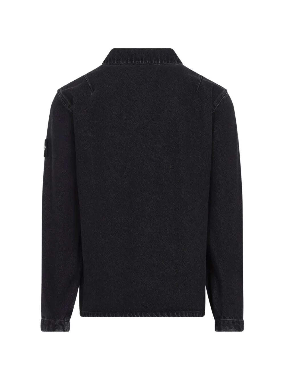 Stone Island Men `Black Grainy Wash` Shirt STONE ISLAND