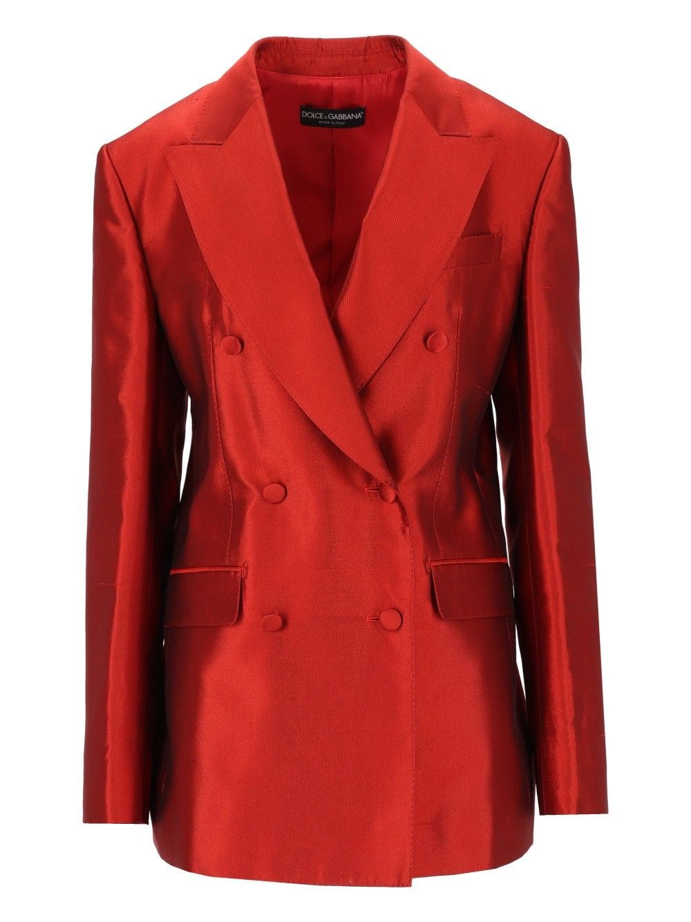 Dolce & Gabbana Women Double-Breasted Mikado Jacket DOLCE & GABBANA
