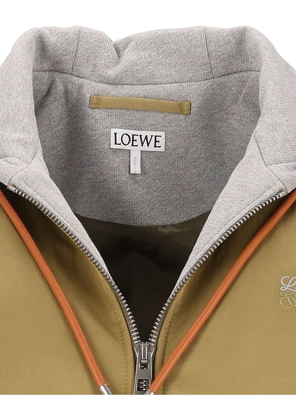 Loewe Men Technical Fabric Bomber Jacket LOEWE