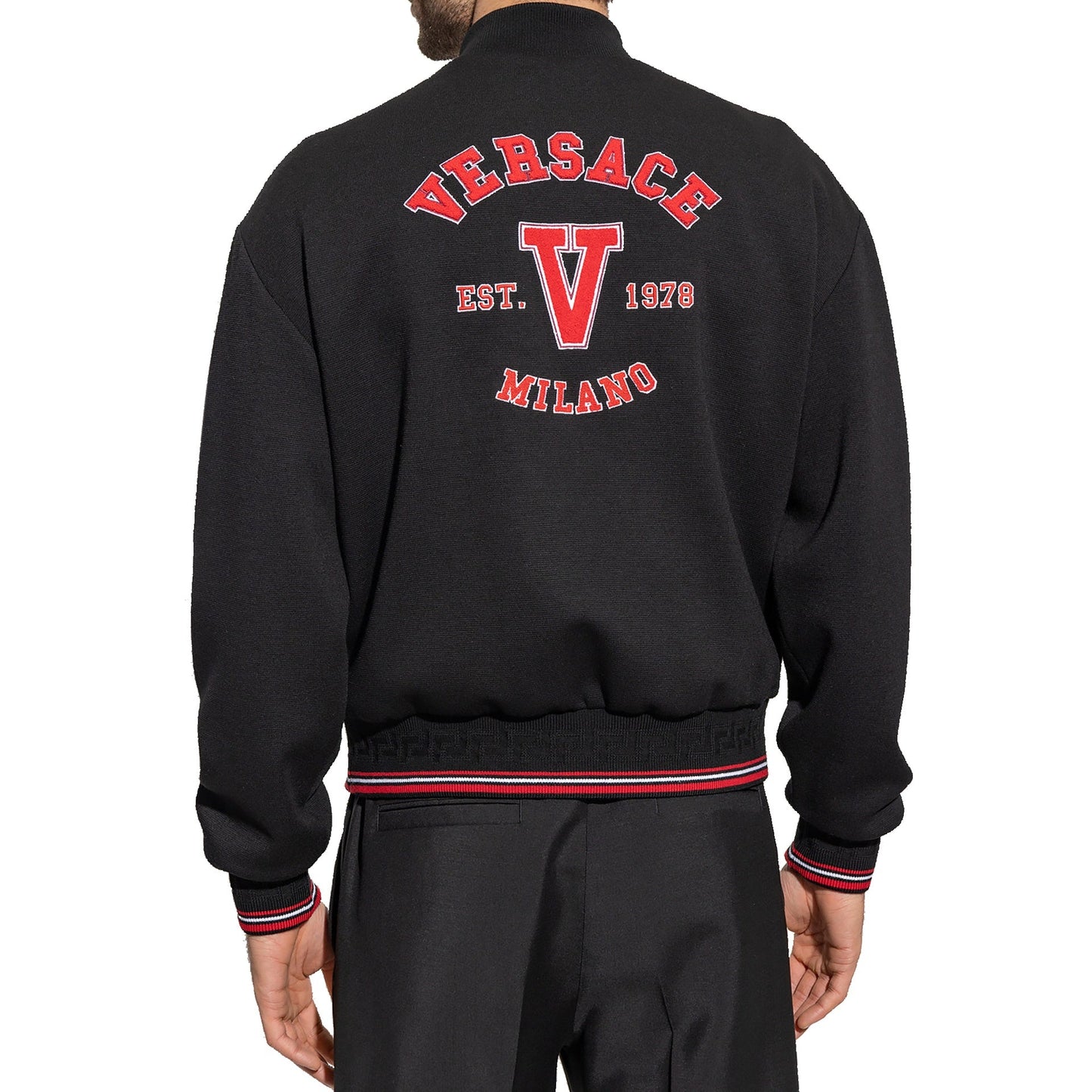 Versace Patch Bomber Jacket Men VERSACE