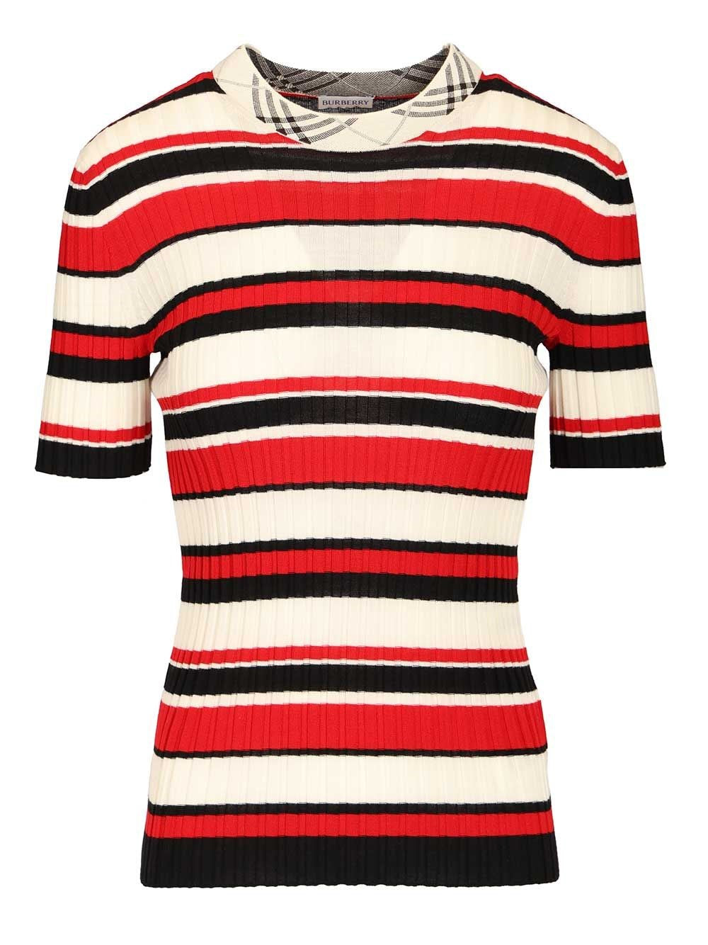 Burberry Women Syrena Str T-Shirt BURBERRY