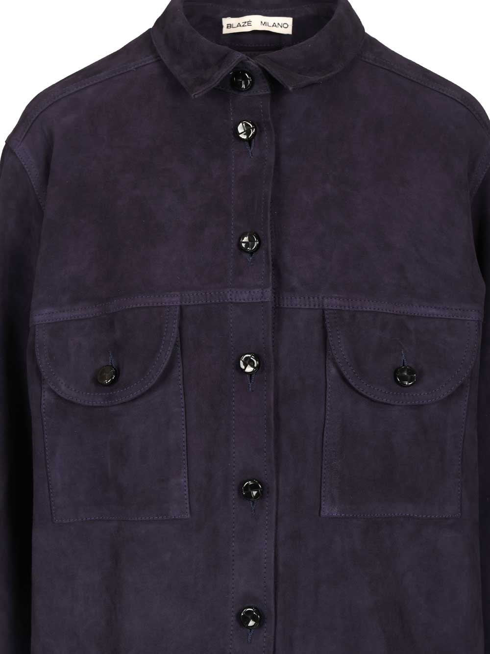 Blazé Milano Women Viva Berber Suede Shirt BLAZE MILANO