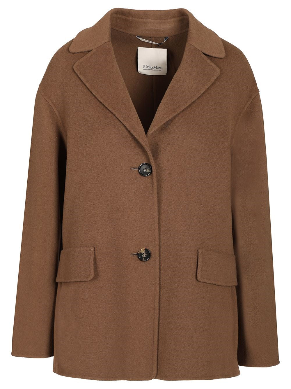 'S Max Mara Women Single-Breasted Double Wool Jacket S MAX MARA