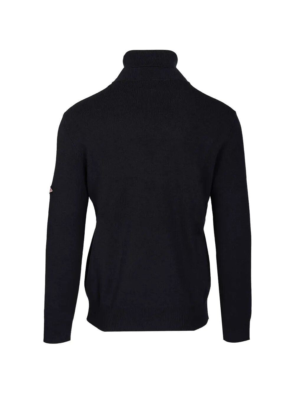 Bottega Veneta Men Navy Blue Wool Turtleneck Sweater BOTTEGA VENETA