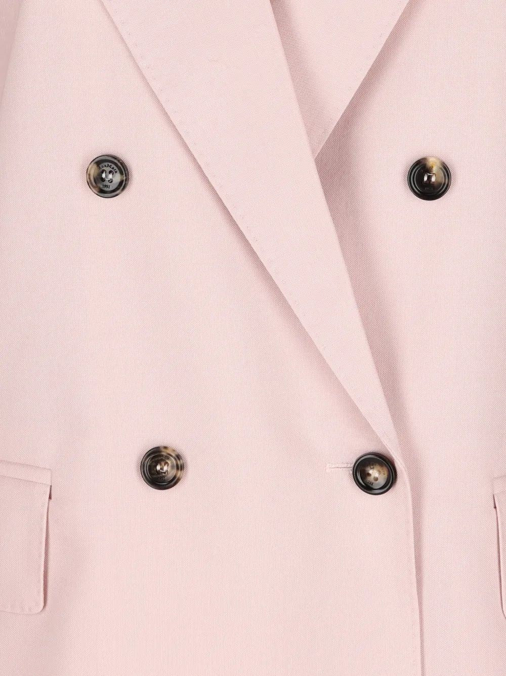 Max Mara Women Ombrosa Double-Breasted Blazer In Wool, Mohair And Silk Blend MAX MARA