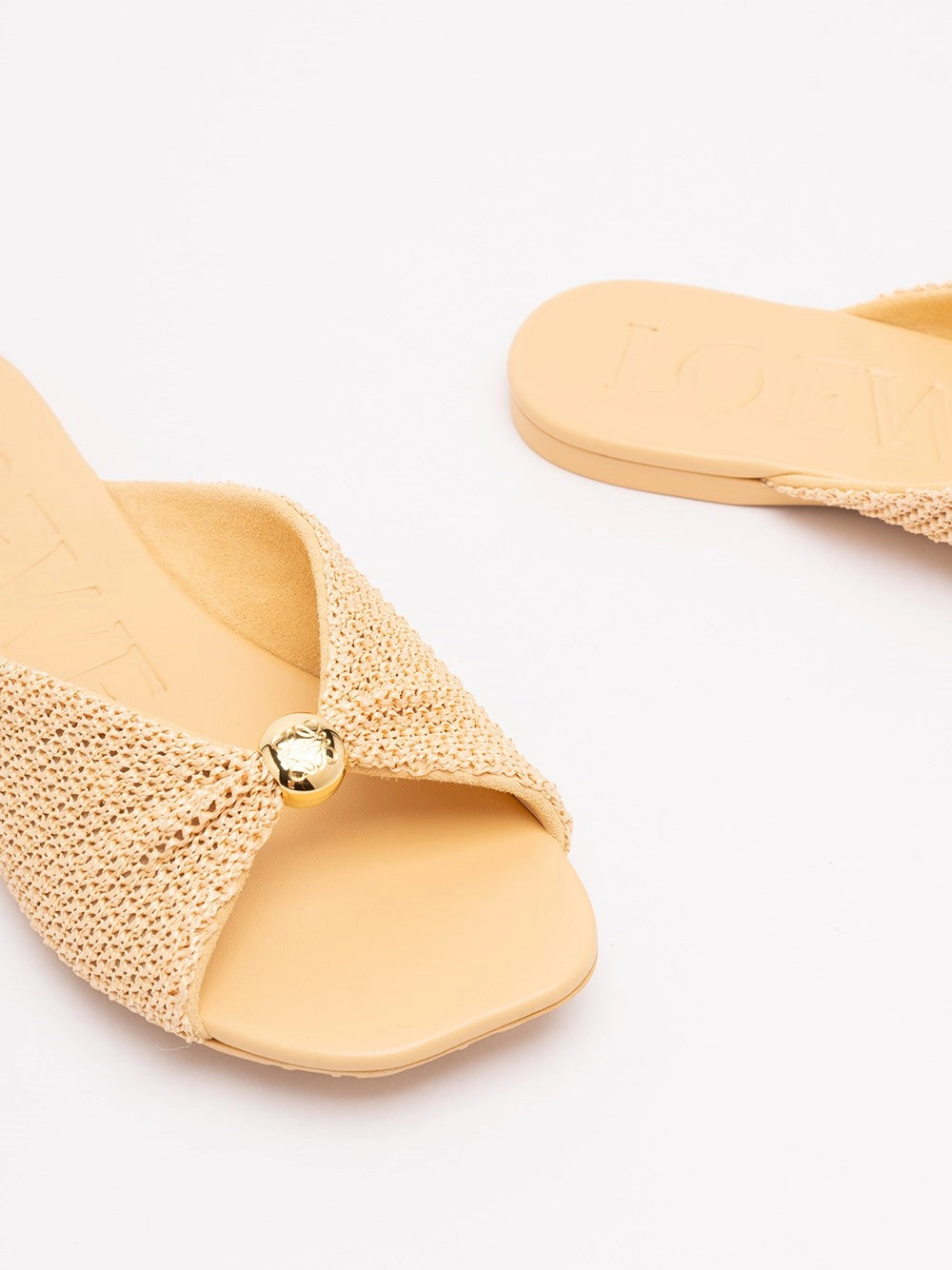 Loewe Women Paula`S Ibiza `Pebble Soft` Slides LOEWE