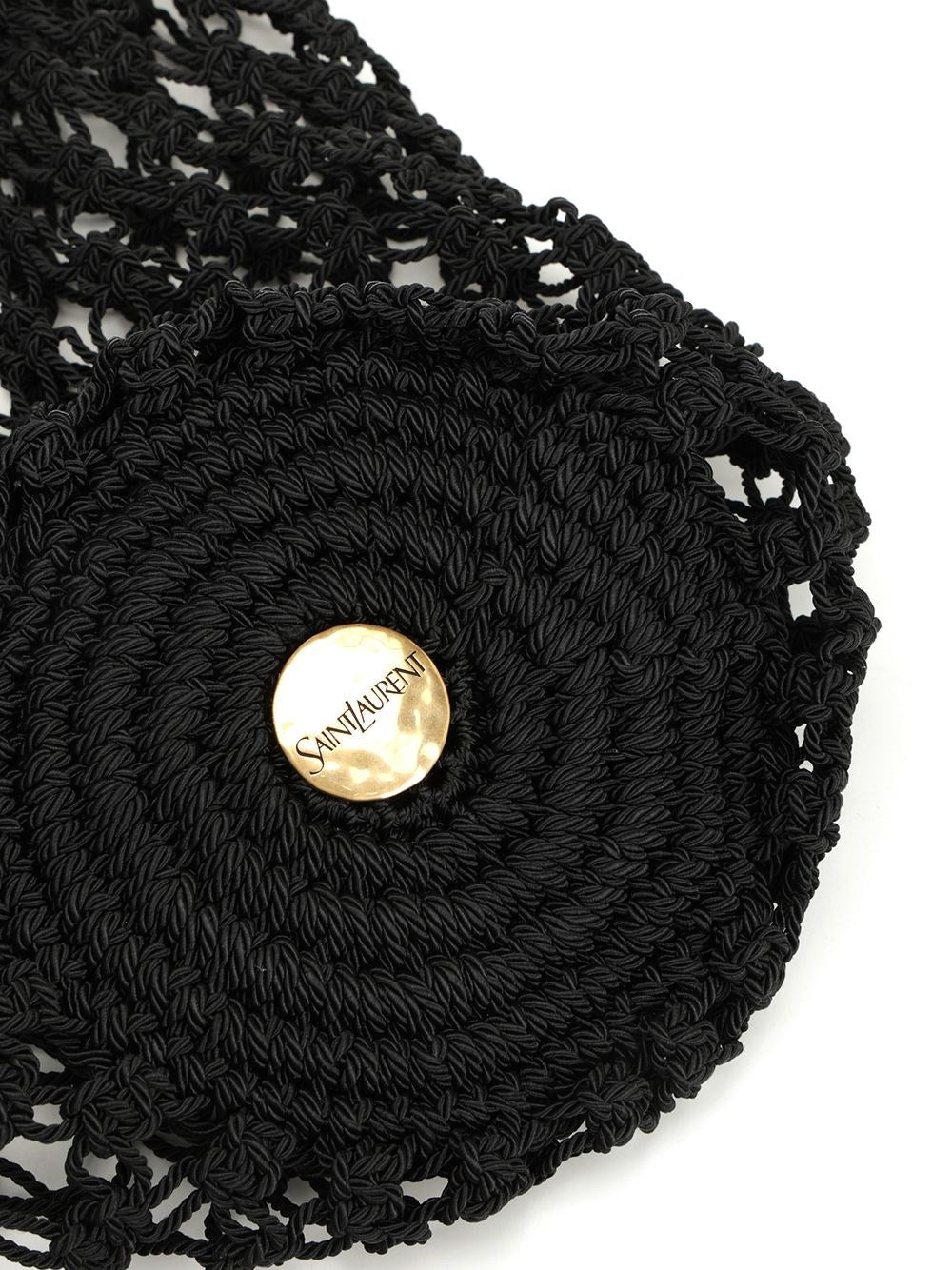 Saint Laurent Women Crochet Hobo Bag SAINT LAURENT