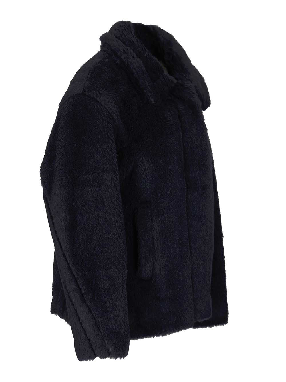 Max Mara Women Fuggito Short Teddy Single Breast Coat MAX MARA
