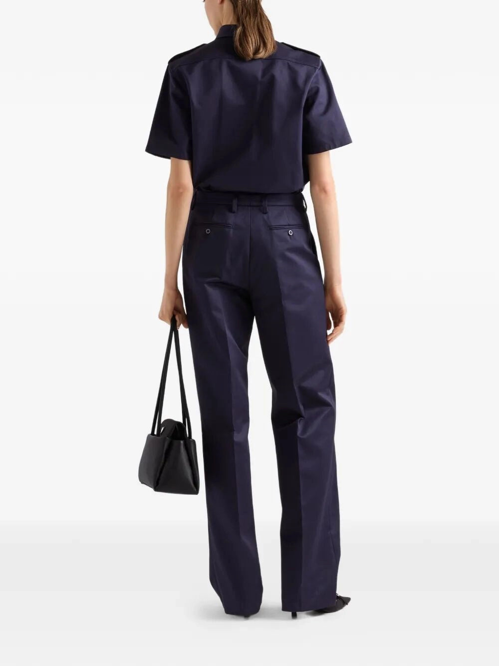 Prada Women Short-Sleeve Uniform Shirt PRADA