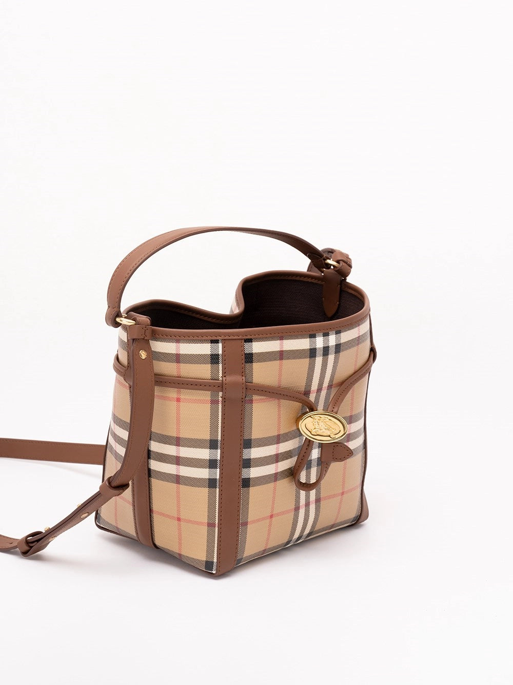 Burberry Women Mini Drawstring Bucket Bag BURBERRY