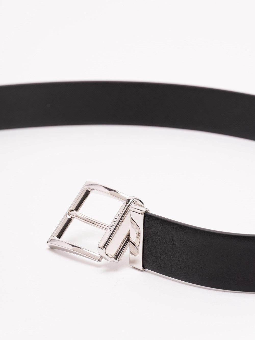 Prada Men Saffiano Leather Reversible Belt PRADA