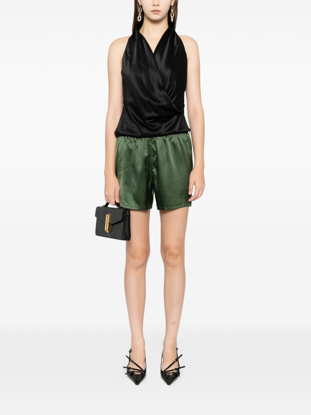 Tom Ford Women Silk Satin Shorts TOM FORD