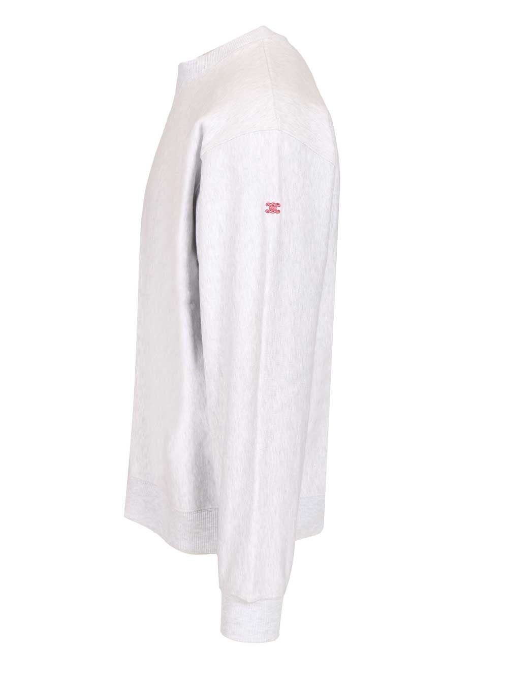 Celine Men Gray Cotton Sweatshirt CELINE