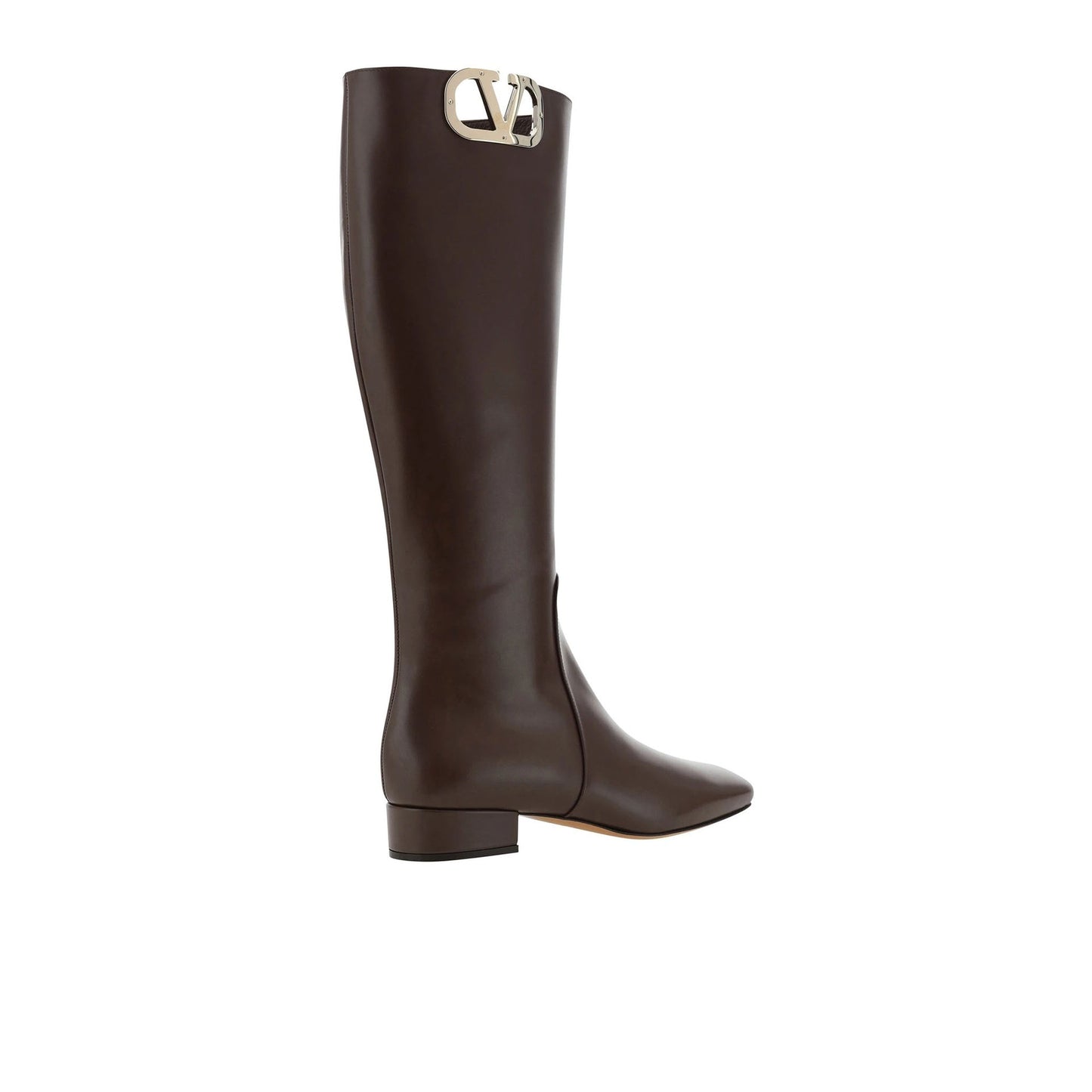 Valentino Garavani Leather Logo Boots Women VALENTINO GARAVANI