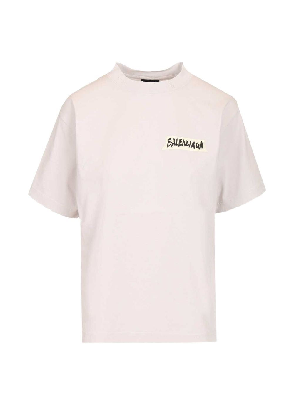 Balenciaga Women "Masking Tape" T-Shirt BALENCIAGA