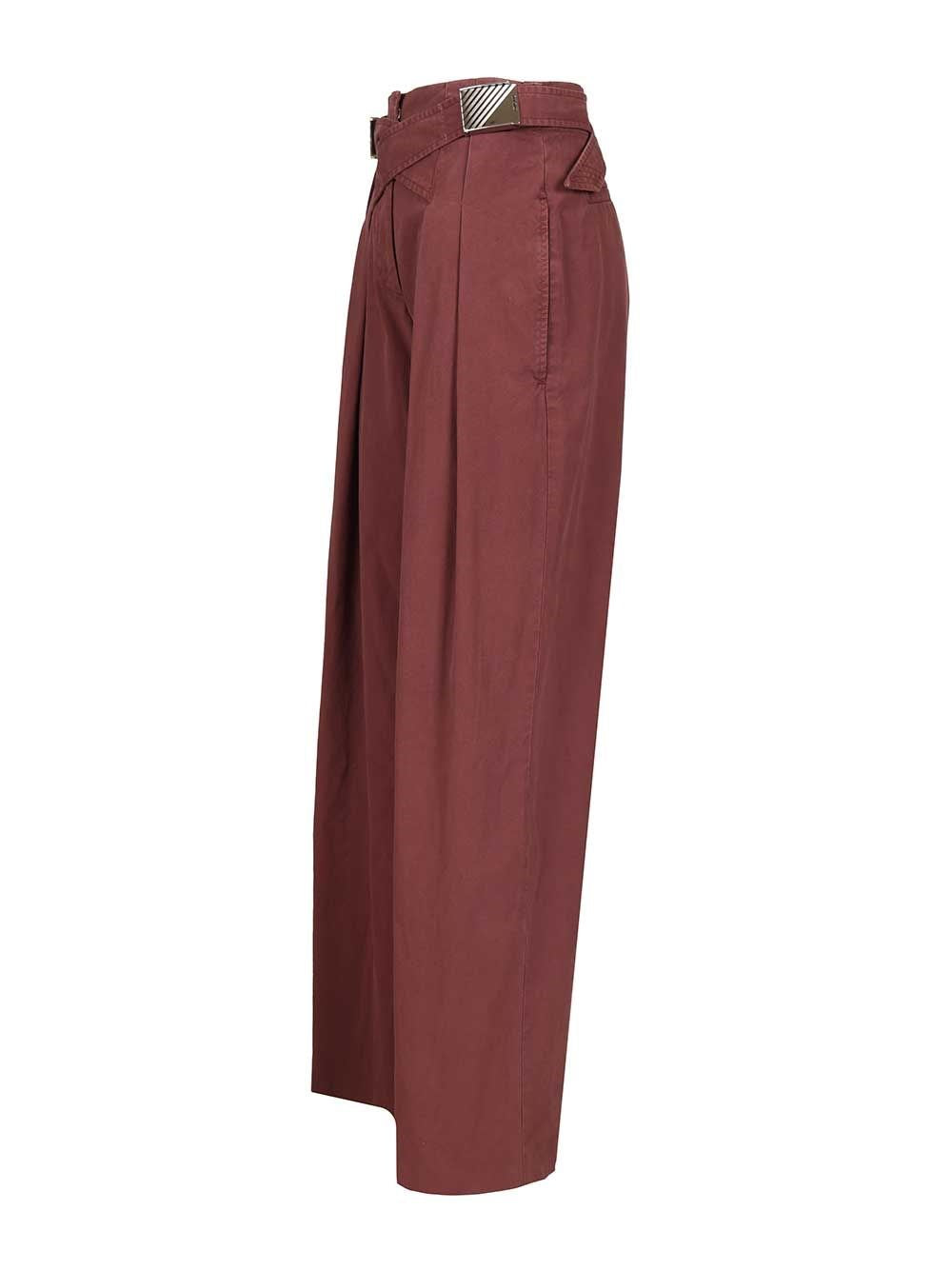 The Attico Women Canvas Trousers THE ATTICO