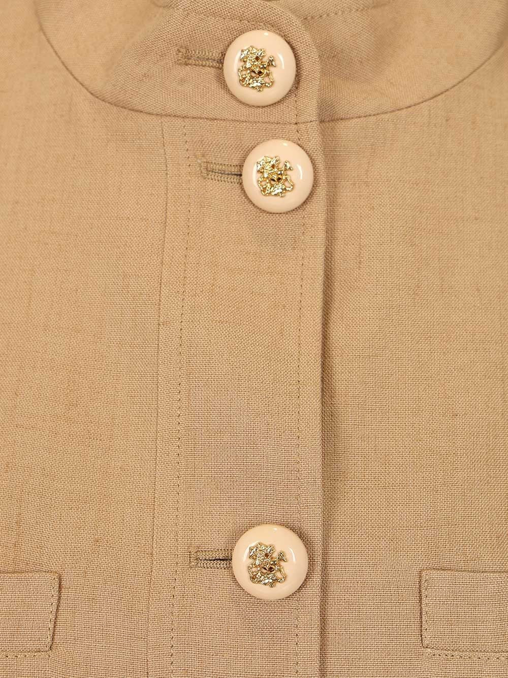 Valentino Garavani Women Embroidered Twill Jacket With Belt VALENTINO GARAVANI