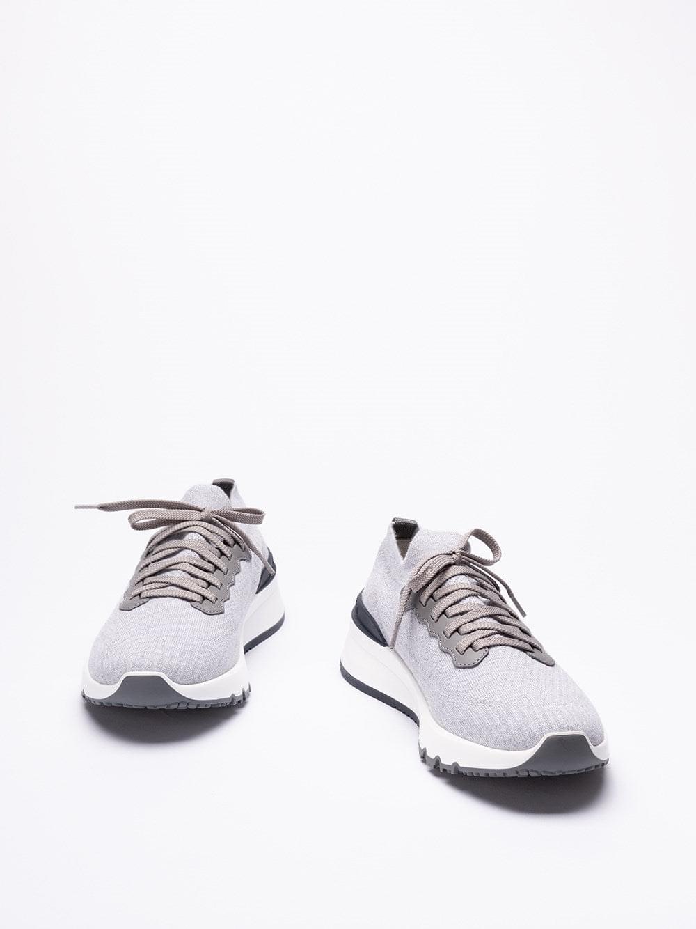 Brunello Cucinelli Men Knit Sneakers BRUNELLO CUCINELLI
