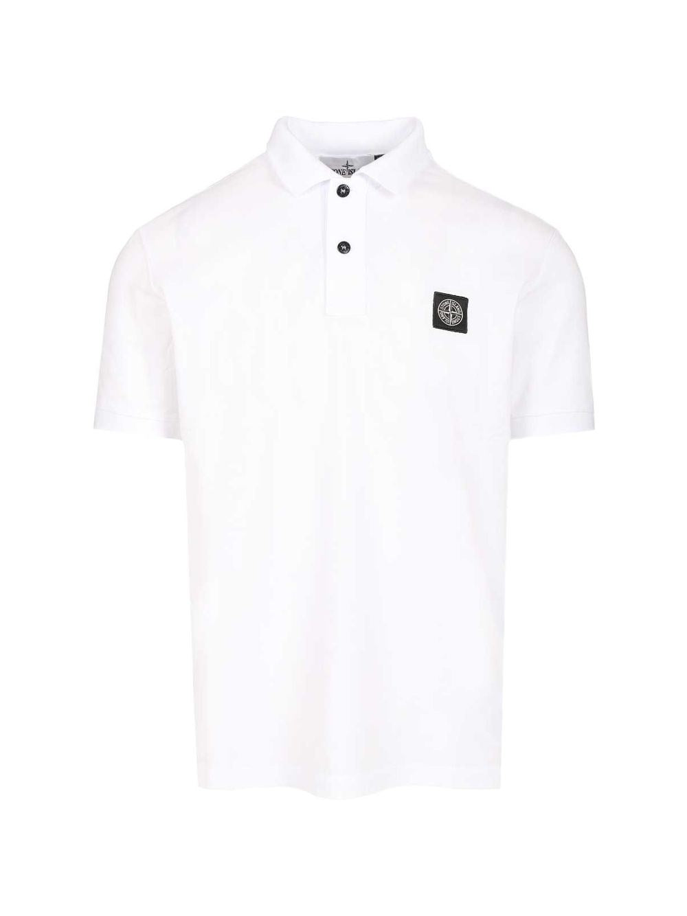 Stone Island Men Cotton Short-Sleeved Polo Shirt STONE ISLAND