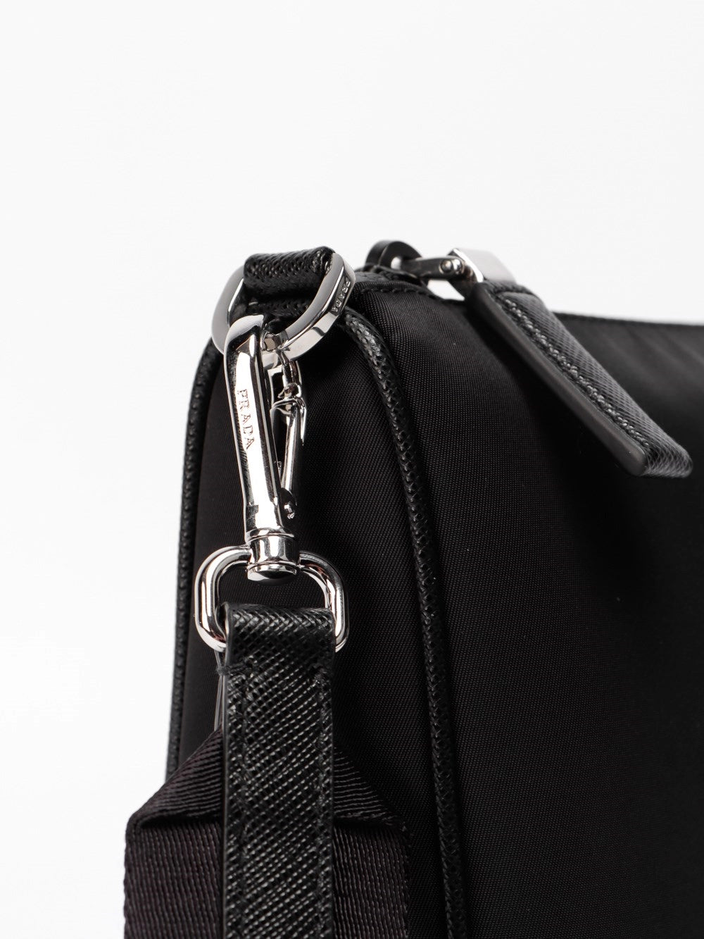 Prada Men Re-Nylon And Saffiano Leather Shoulder Bag PRADA