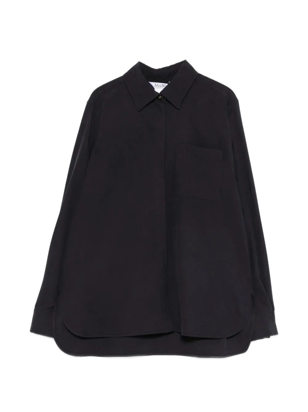 Max Mara Women Siamese Shirt In Washed Silk MAX MARA