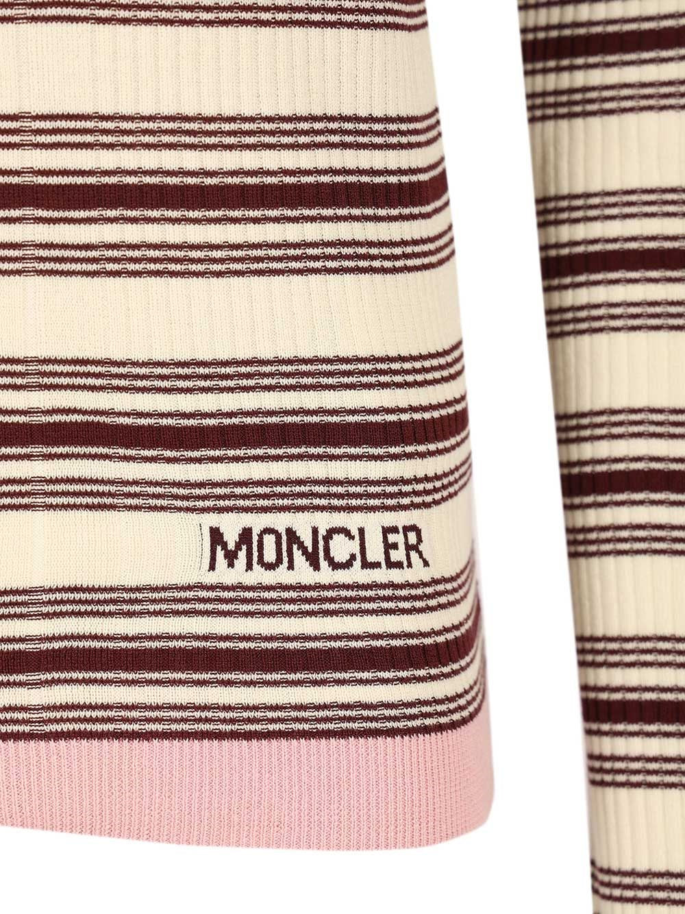 Moncler Women Cotton Crepe Polo Shirt MONCLER