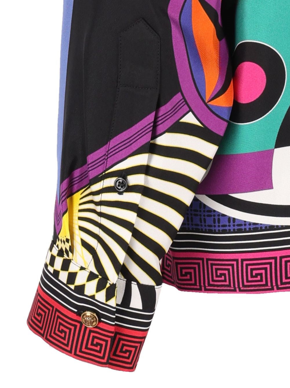 Versace Women Printed Silk Twill Shirt VERSACE
