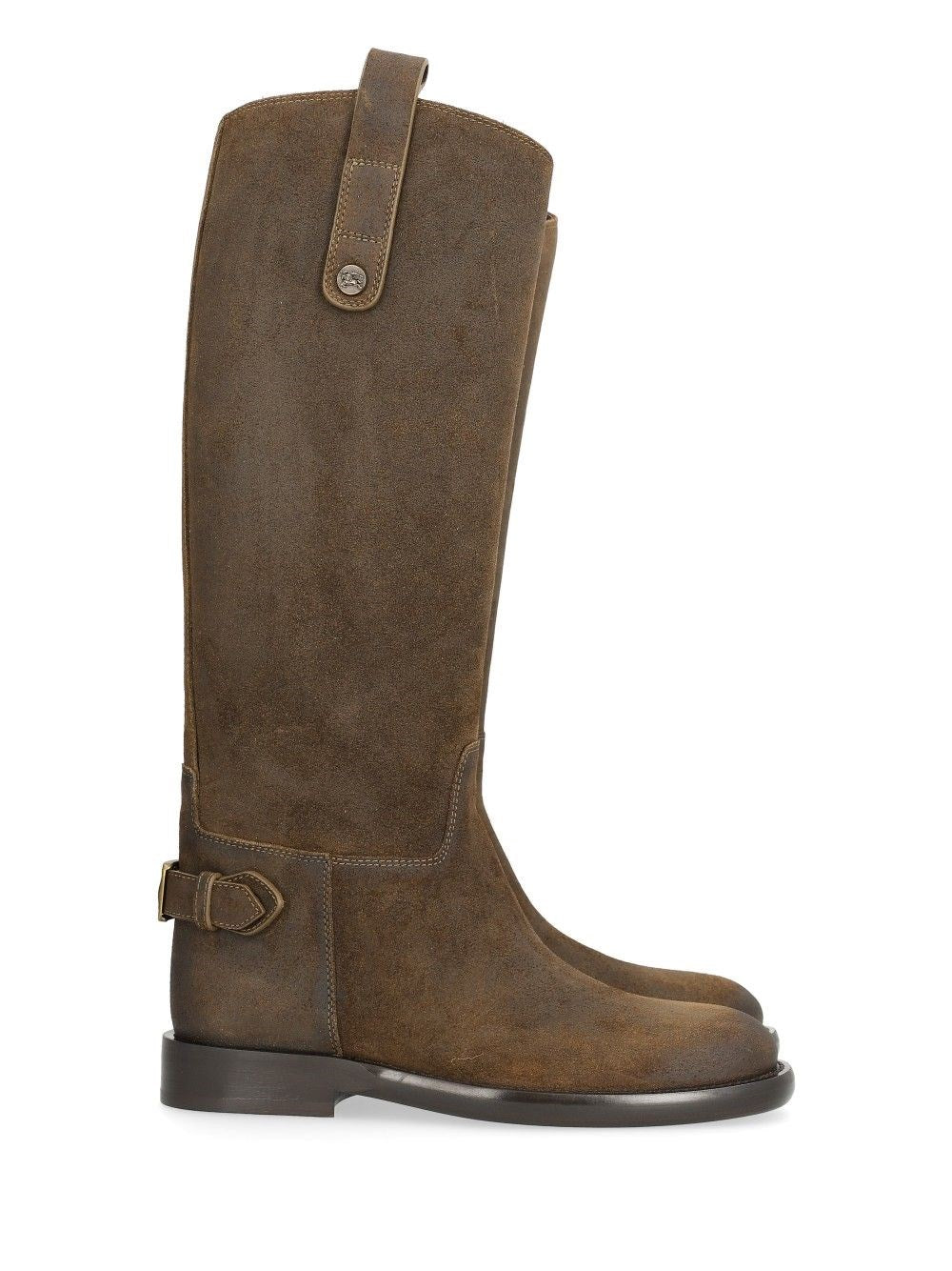 Burberry Women Cavalier Suede Boots BURBERRY