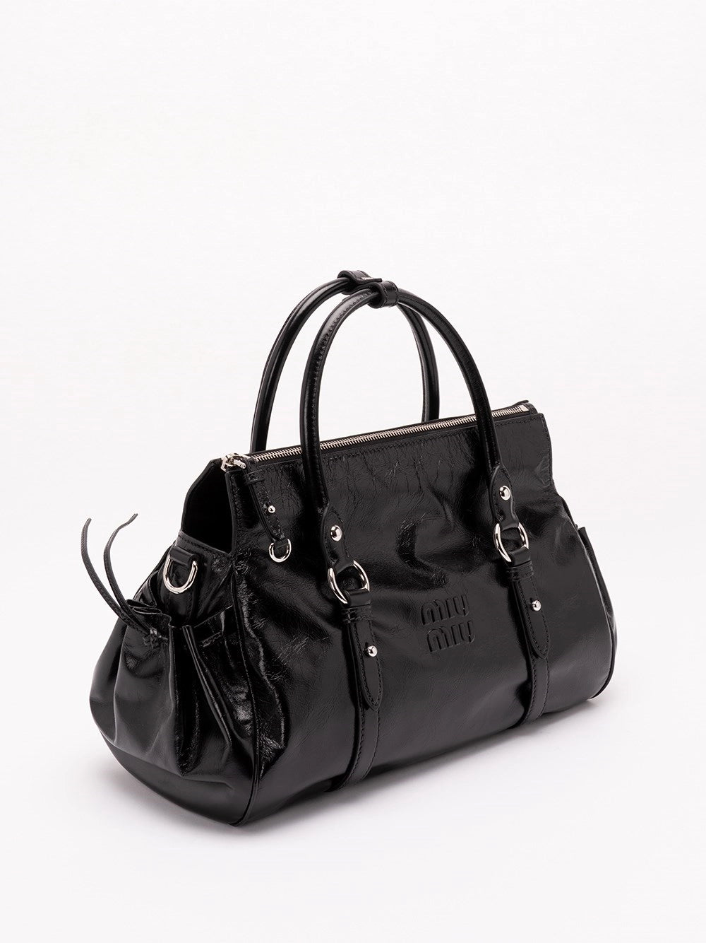 Miu Miu Women Shiny Leather Handbag MIU MIU