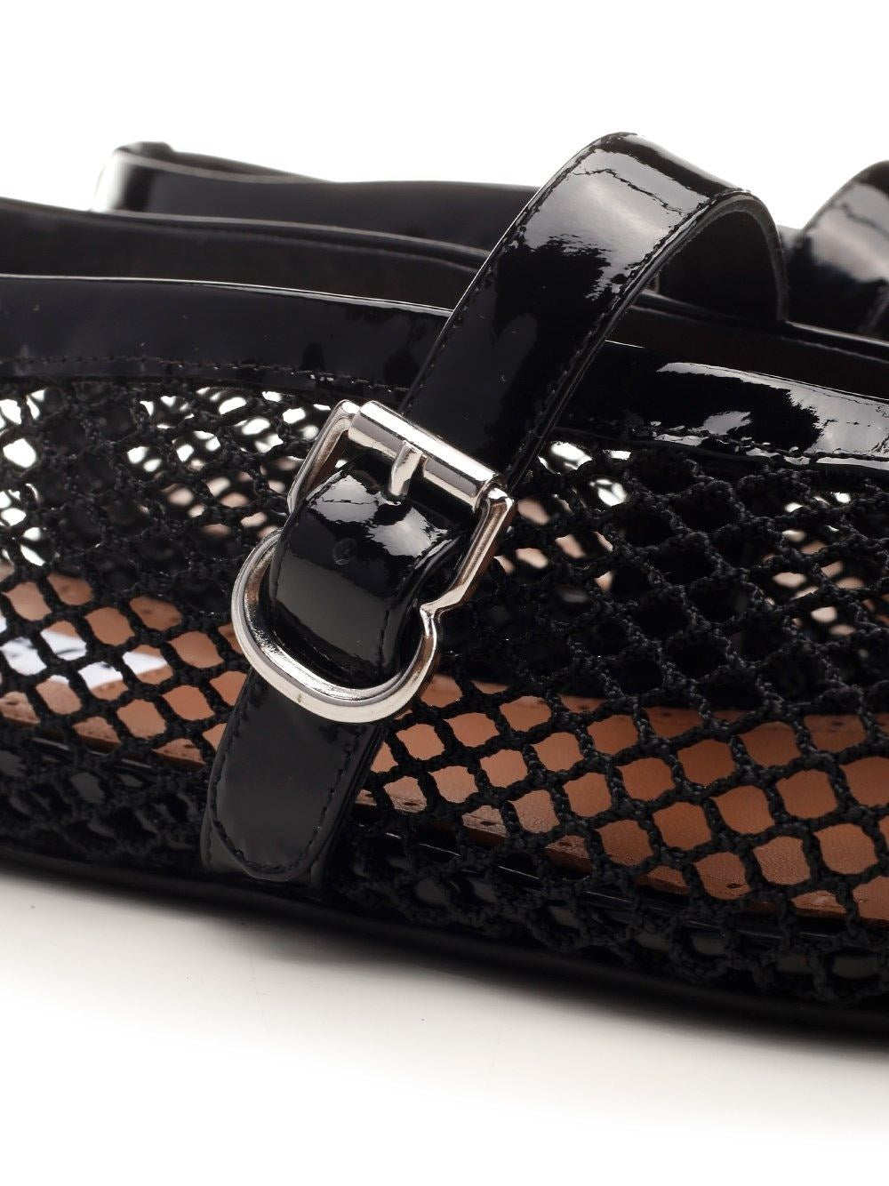 Alaïa Women Mesh Strap Ballerina ALAIA