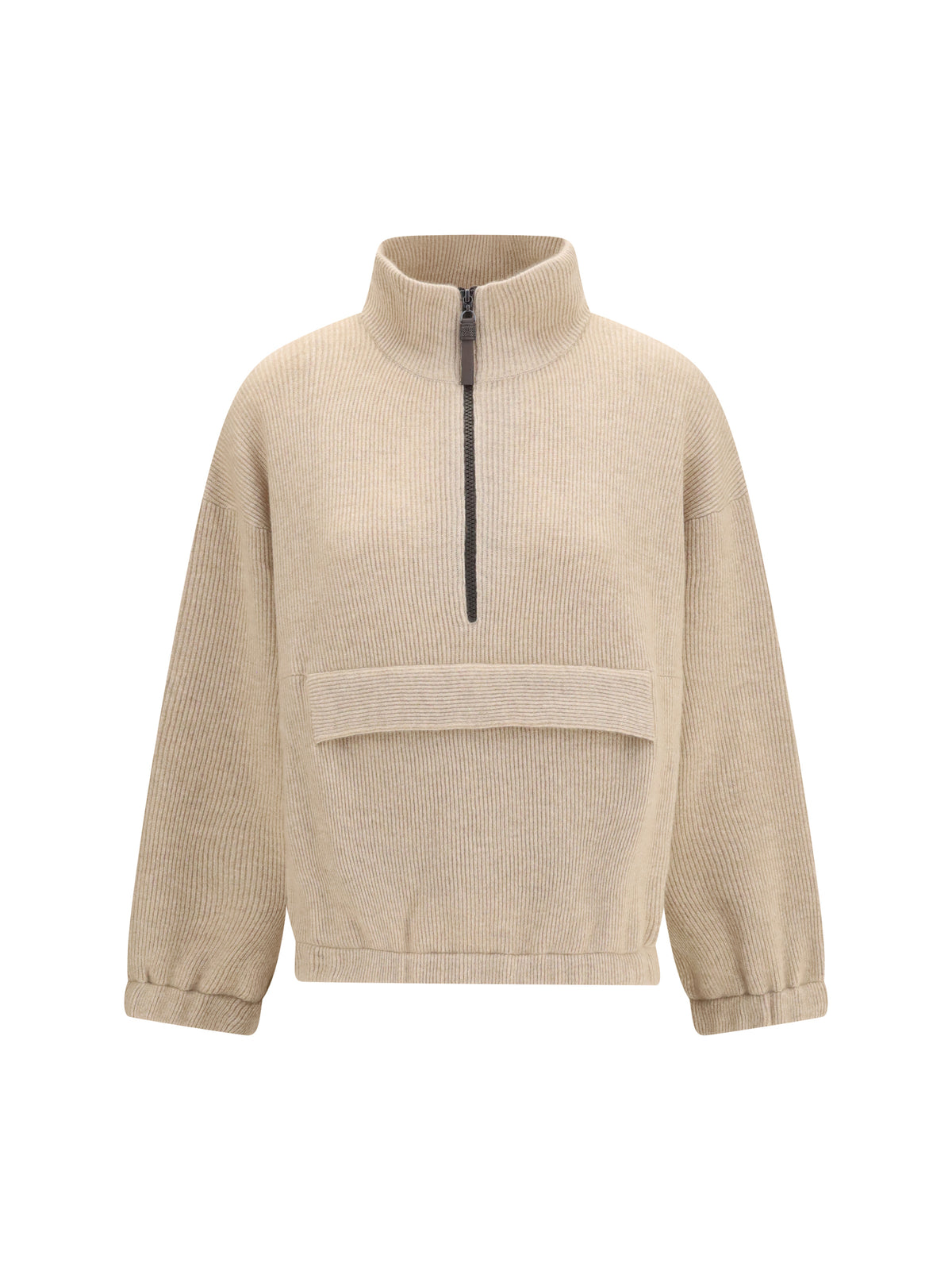 Brunello Cucinelli Women Cashmere Half-Zip Sweater BRUNELLO CUCINELLI