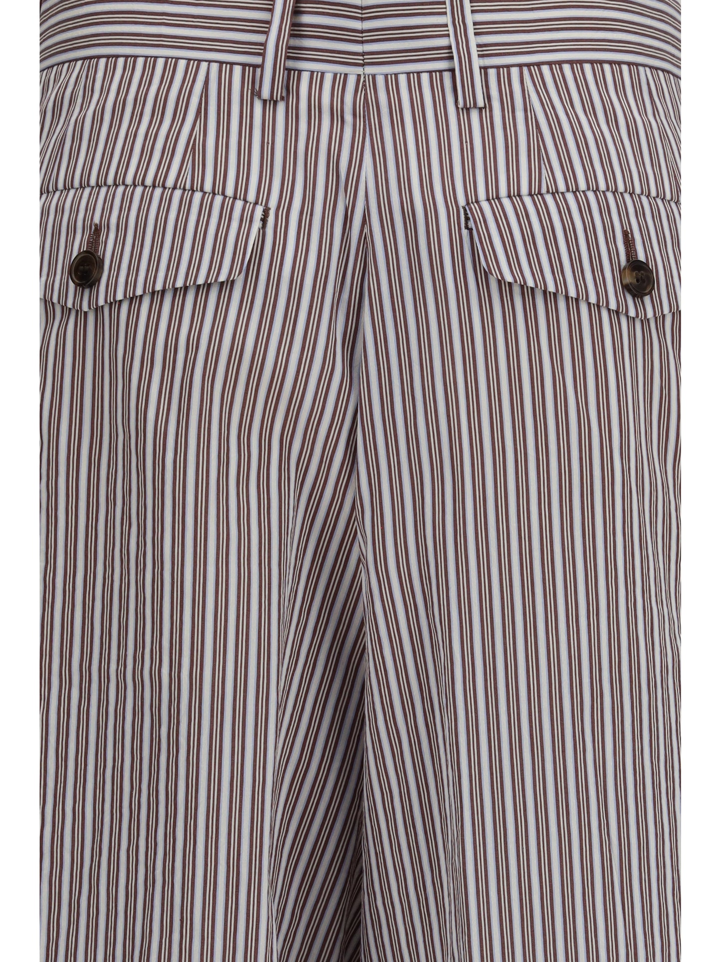 Dries Van Noten Women Striped Pleated Pants DRIES VAN NOTEN