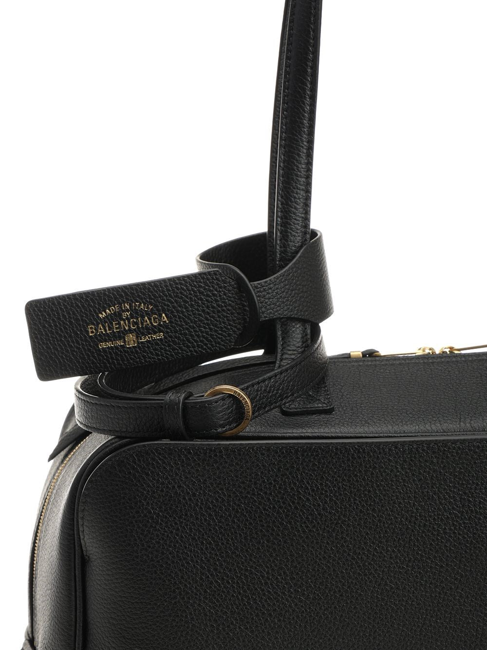 Balenciaga Women "Carrie" Medium Leather Tote Bag