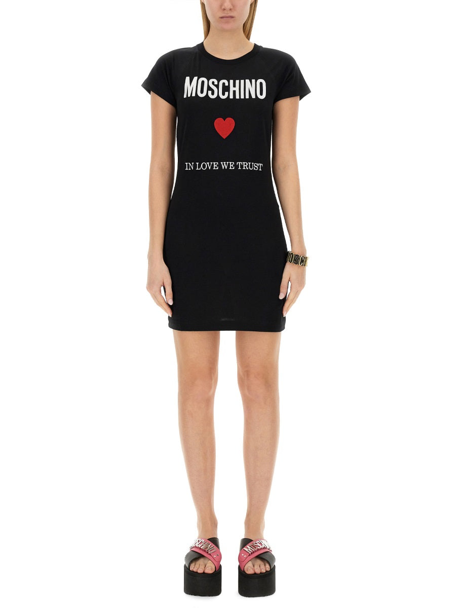 Moschino Women Dress With Logo MOSCHINO