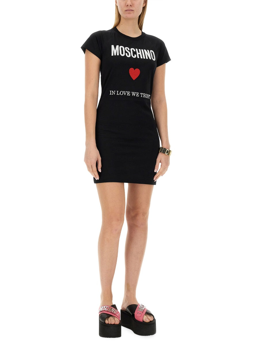 Moschino Women Dress With Logo MOSCHINO