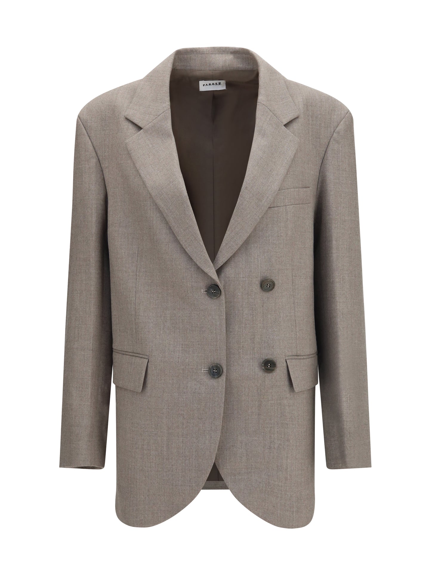 P.A.R.O.S.H. Women Virgin Wool Double-Breasted Blazer P.A.R.O.S.H.
