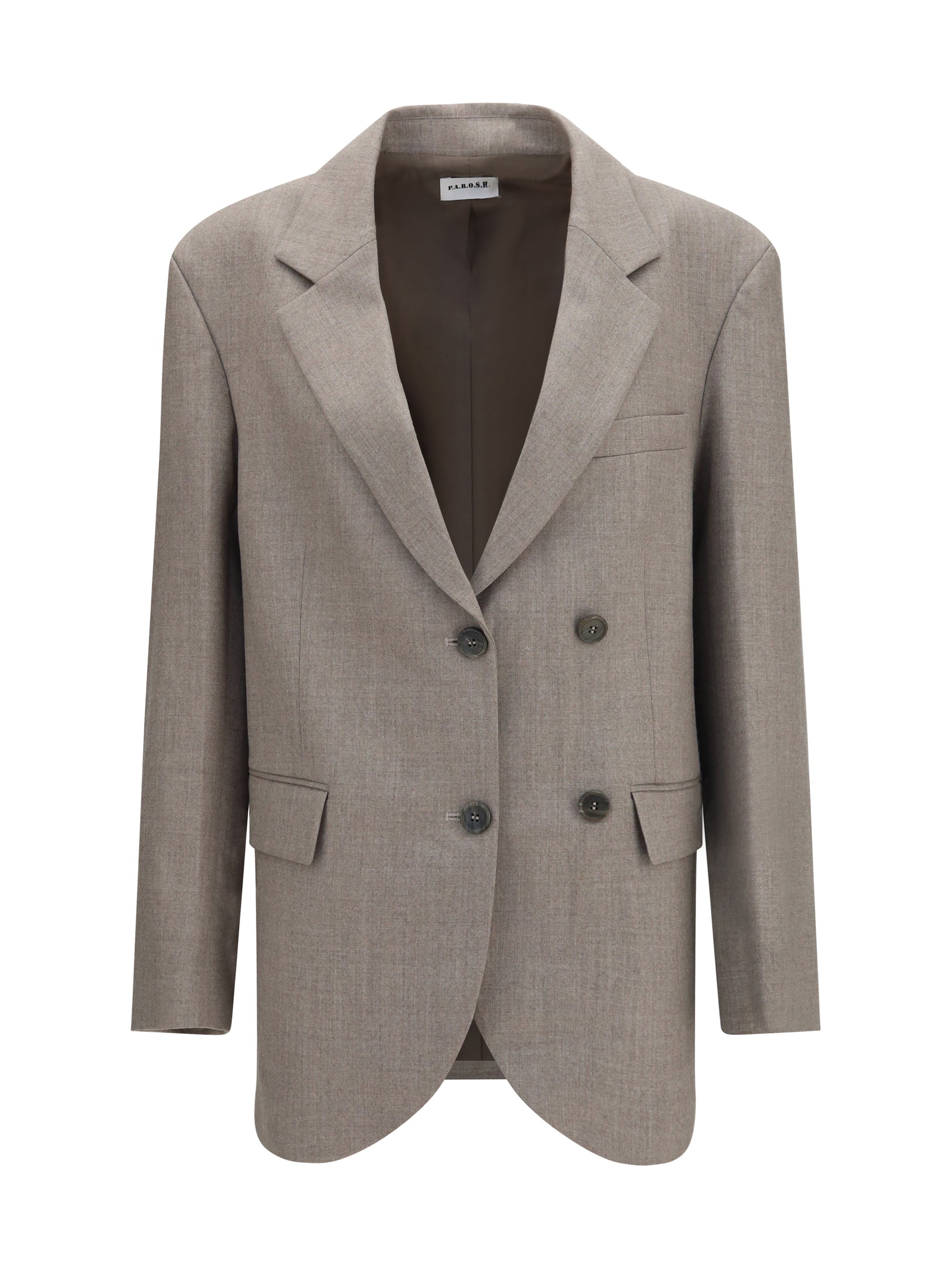 P.A.R.O.S.H. Women Virgin Wool Double-Breasted Blazer P.A.R.O.S.H.