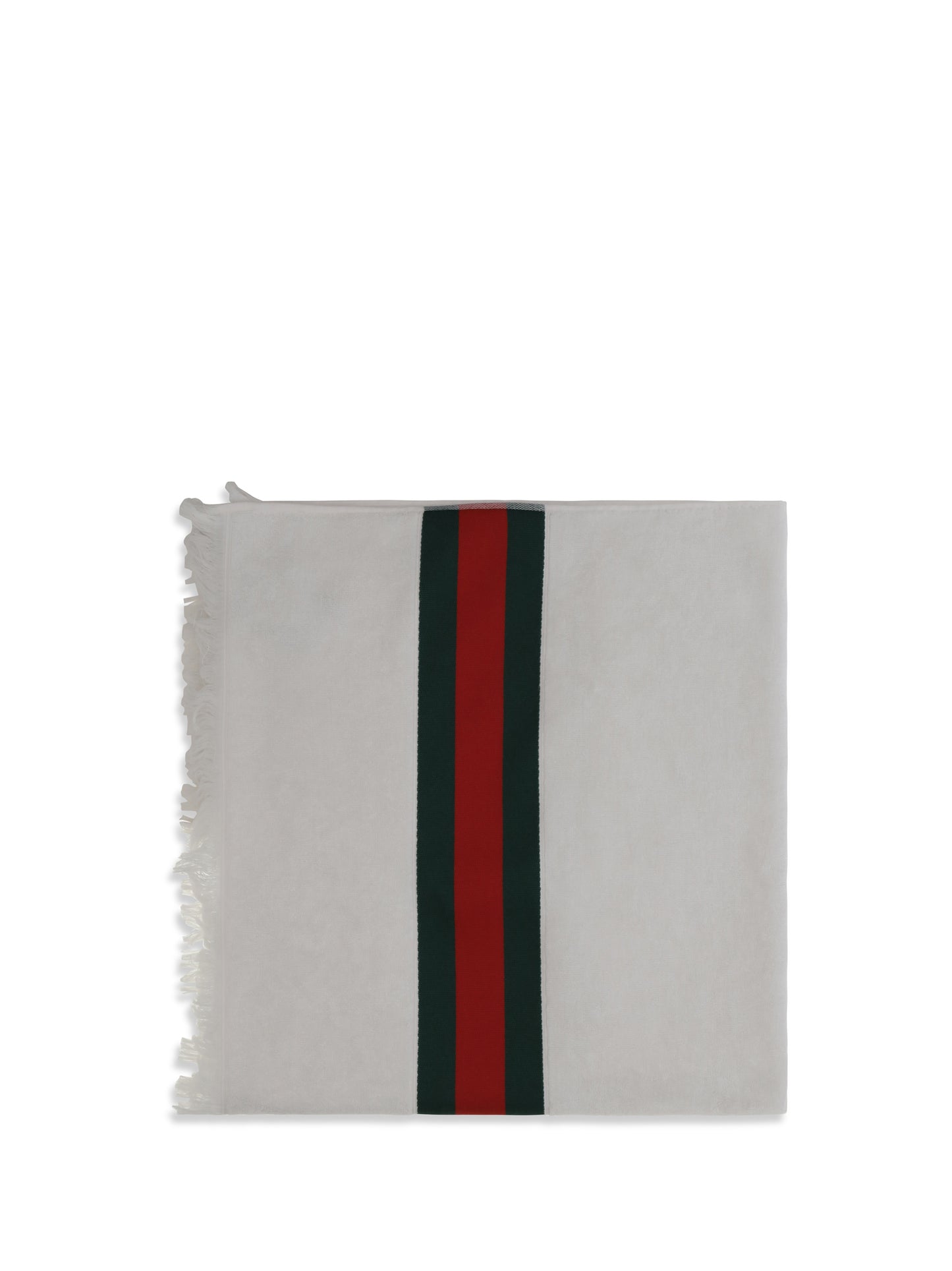 Gucci Women Cotton Terry Towel With Web GUCCI