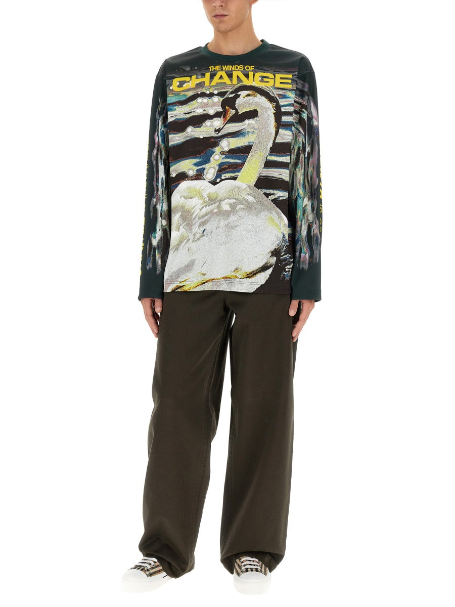 Burberry Men Cotton Pants BURBERRY