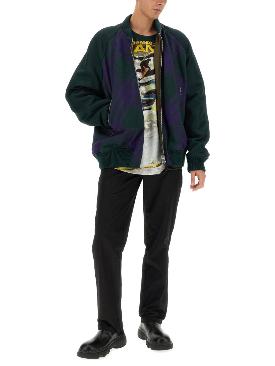 Burberry Men Reversible Bomber Jacket BURBERRY