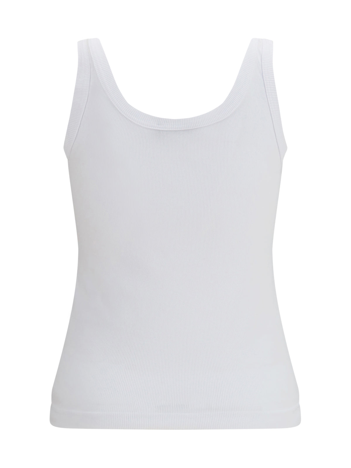 Dolce & Gabbana Women Ribbed Logo Tank Top DOLCE & GABBANA
