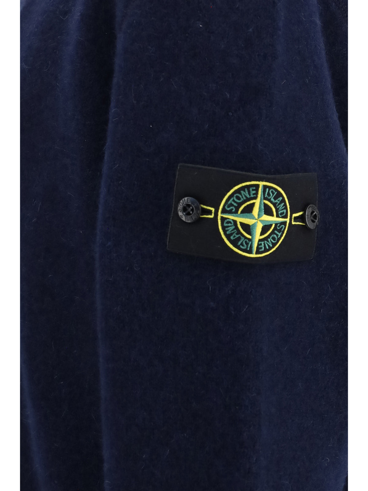 Stone Island Men Alpaca And Wool-Blend V-Neck Cardigan STONE ISLAND