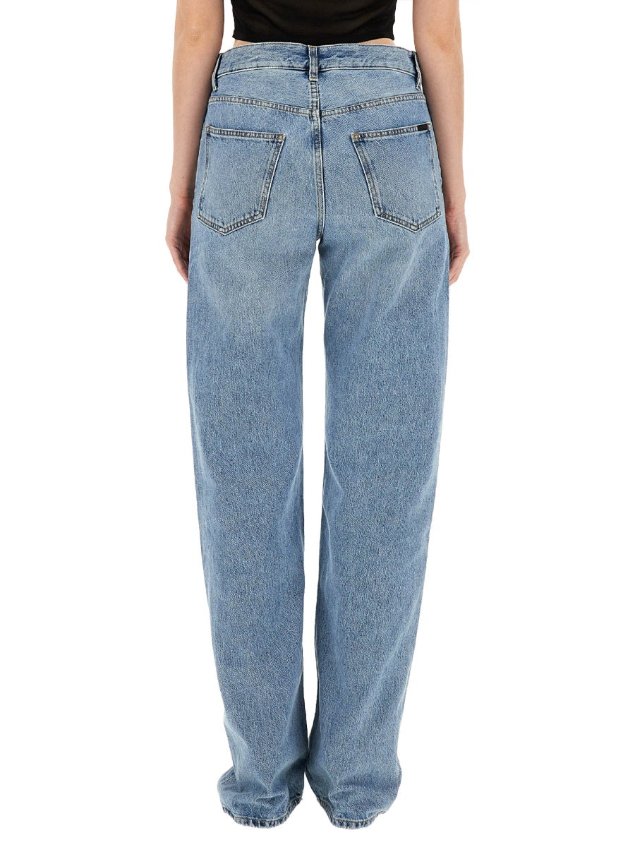 Saint Laurent Women Jeans In Denim SAINT LAURENT