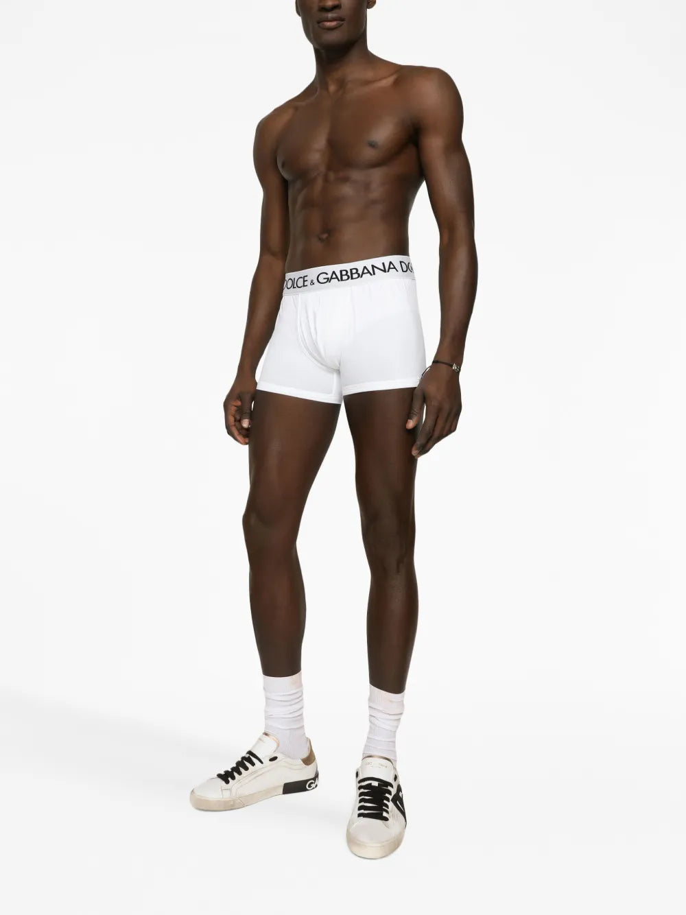 Dolce & Gabbana Men Set Of 2 Printed Boxer Shorts DOLCE & GABBANA