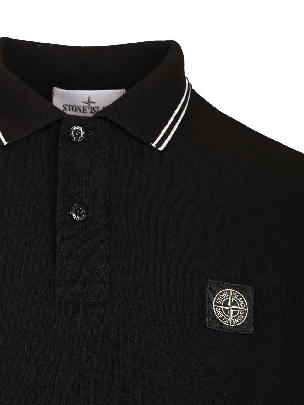 Stone Island Men Long-Sleeved Polo Shirt STONE ISLAND