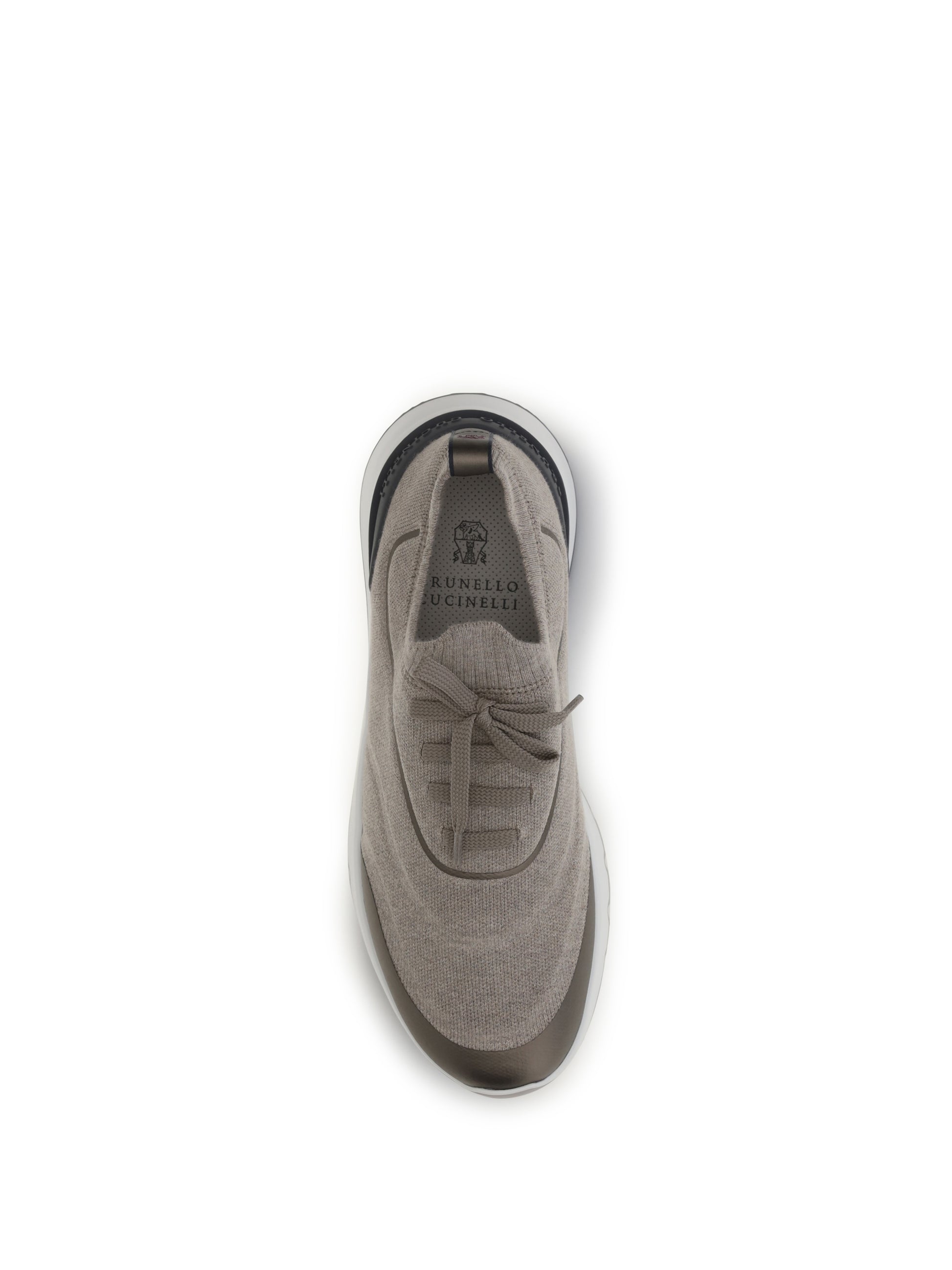 Brunello Cucinelli Men Techno Cotton Knit Sneakers Runners BRUNELLO CUCINELLI