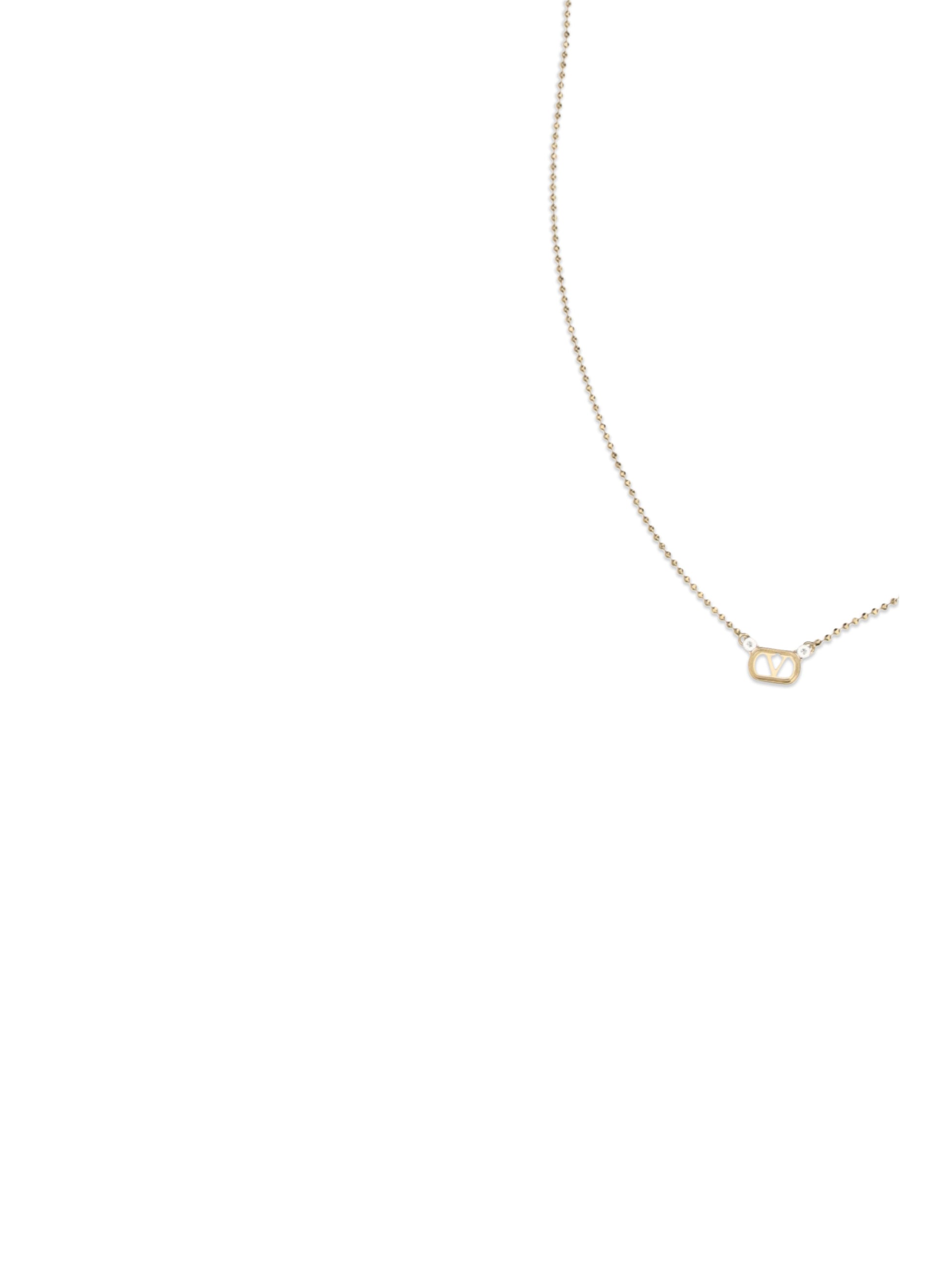 Valentino Garavani Women Ovalette Necklace With Swarovski Crystals VALENTINO GARAVANI