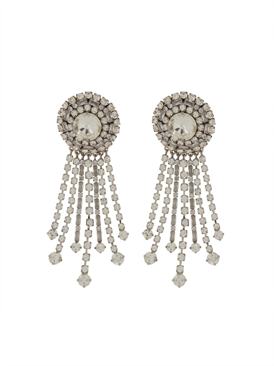Alessandra Rich Women Round Clip-On Earrings ALESSANDRA RICH