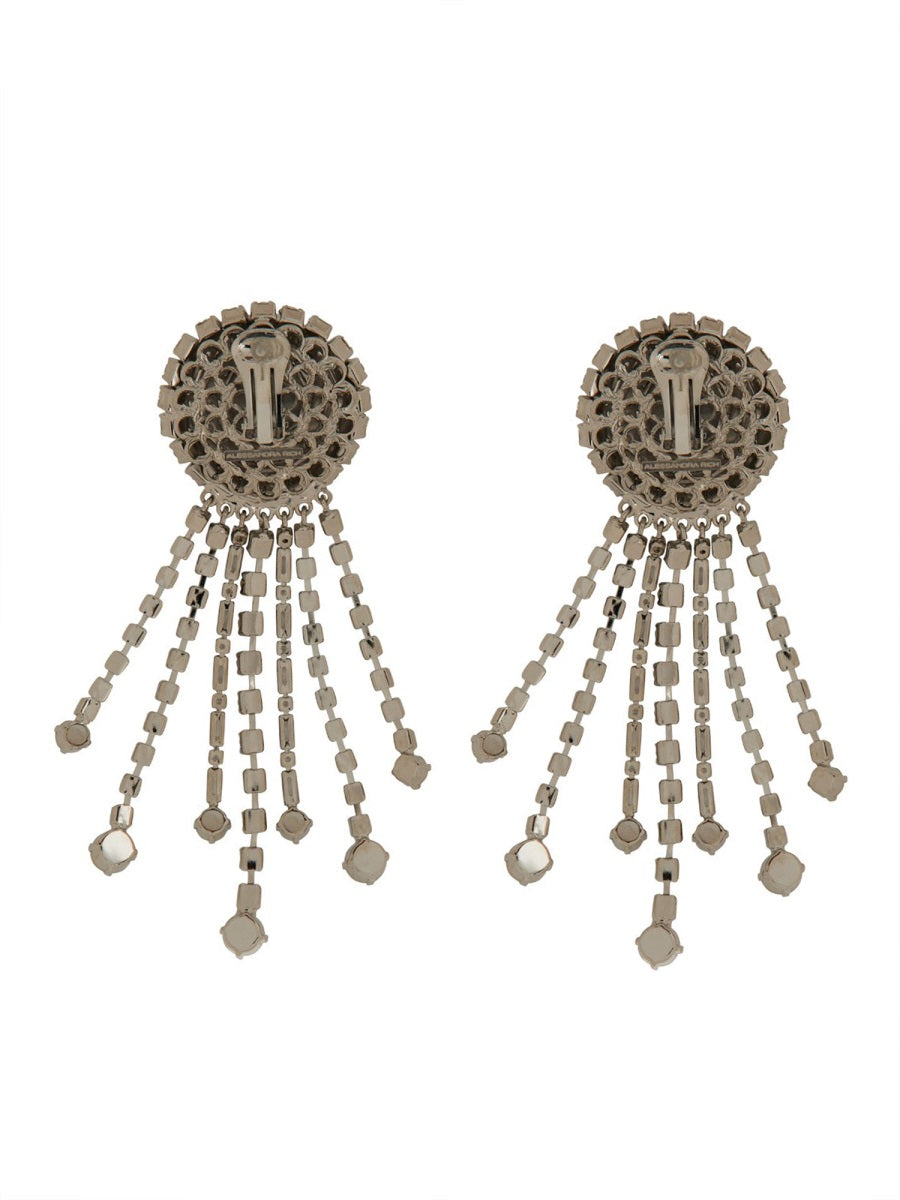 Alessandra Rich Women Round Clip-On Earrings ALESSANDRA RICH